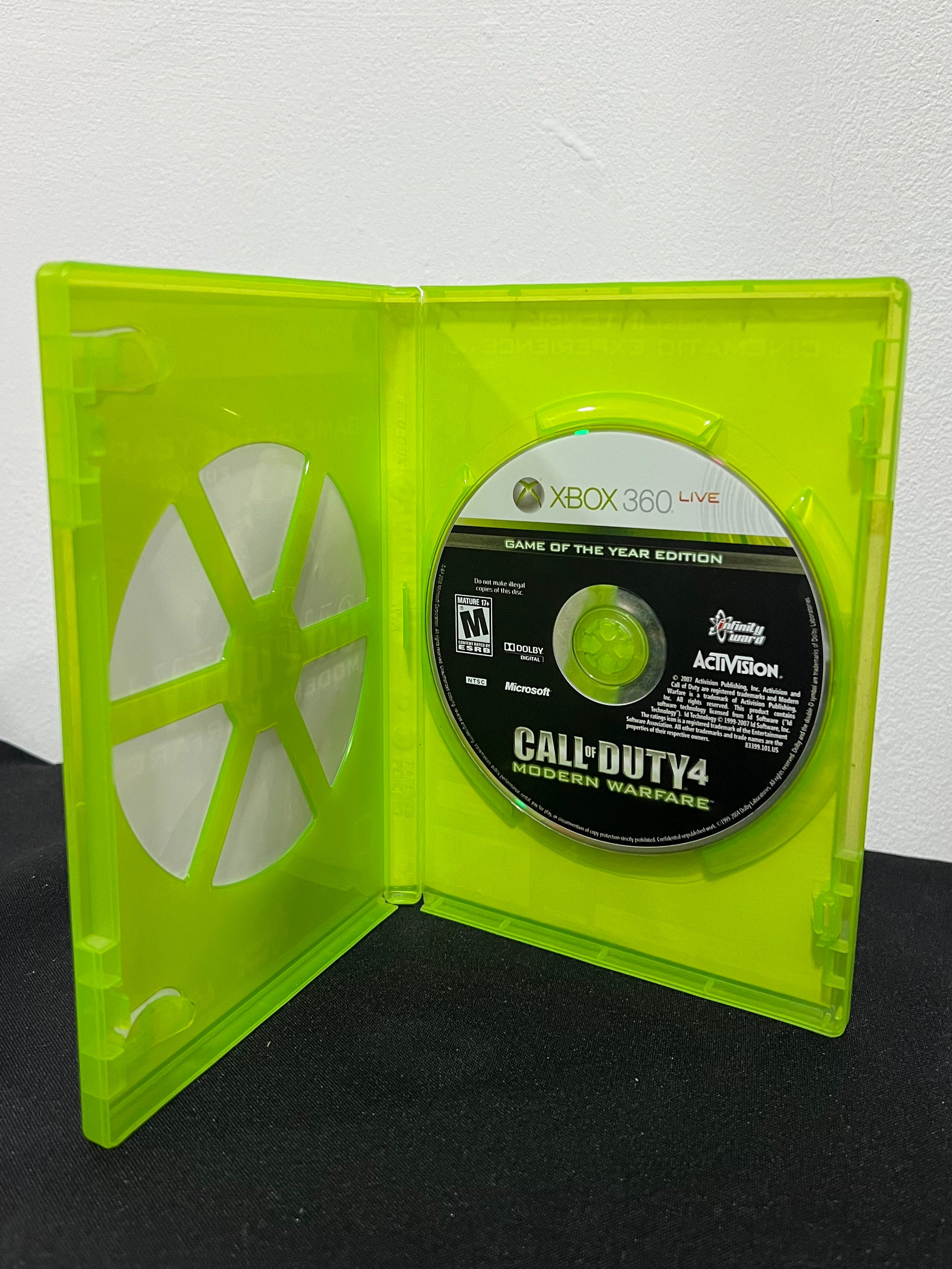 Modern Warfare Game Of the Year - Xbox 360