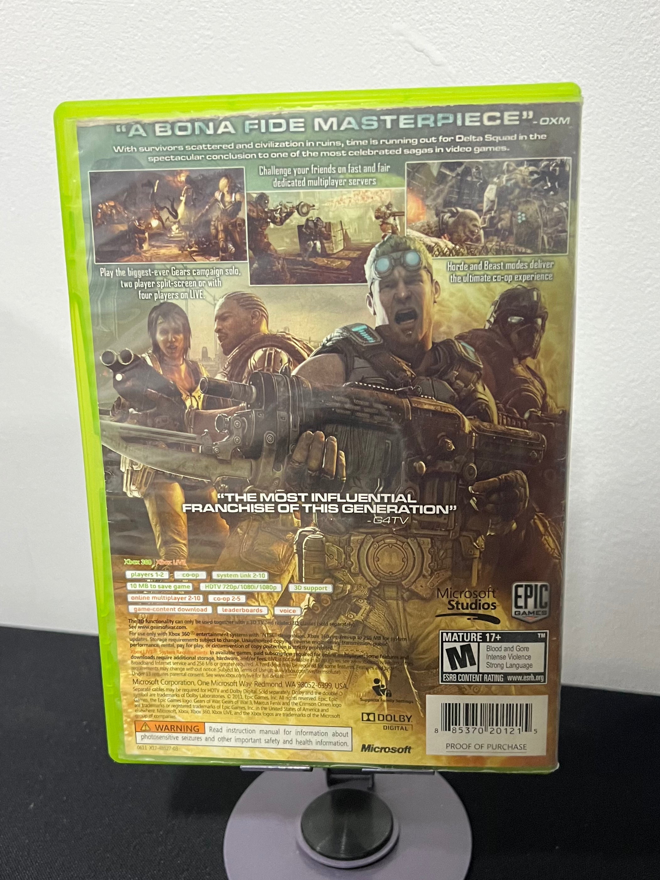 GOW 3 (sin manual) - Xbox 360