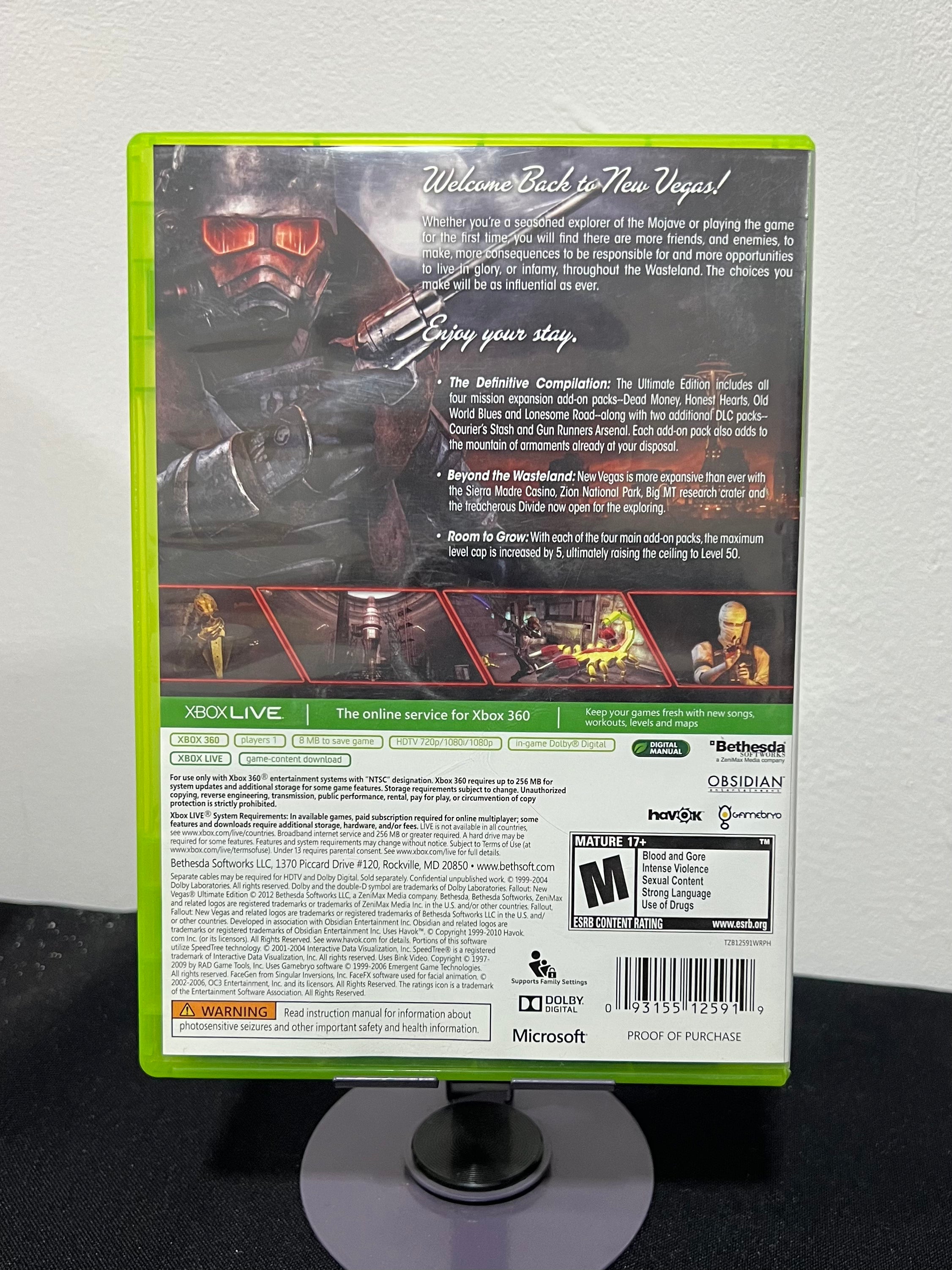 Fallout New Vegas Ultimate Edition - Microsoft Xbox 360