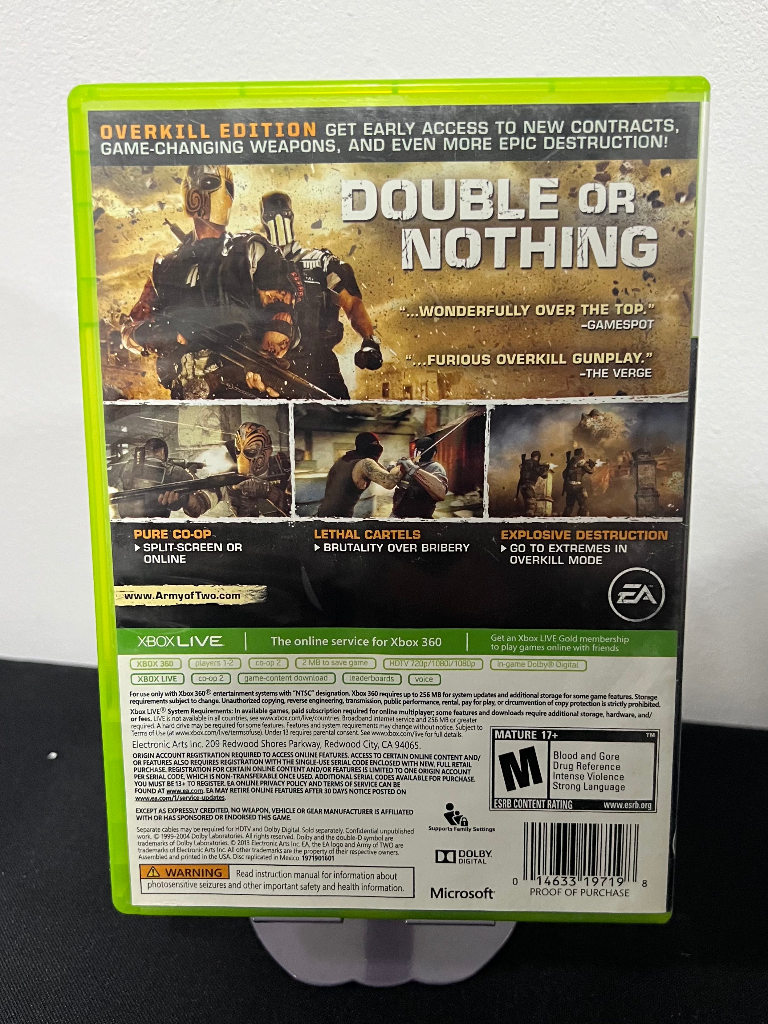 Army of Two The Devils Cartel - Xbox 360