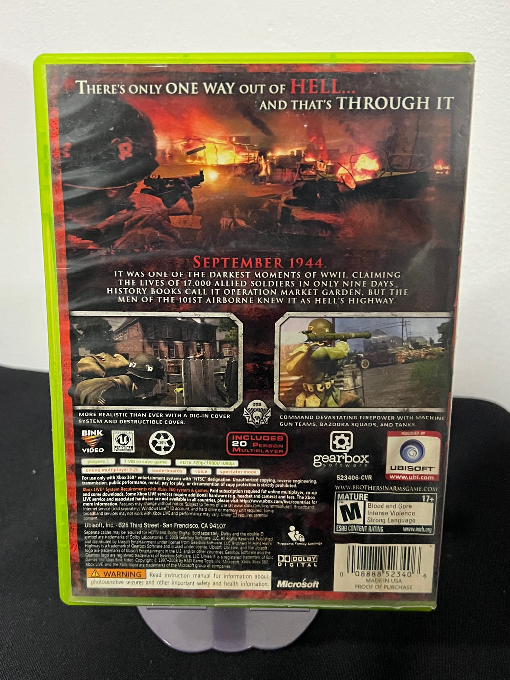 Brothers in Arms Hell's Highway - Xbox 360