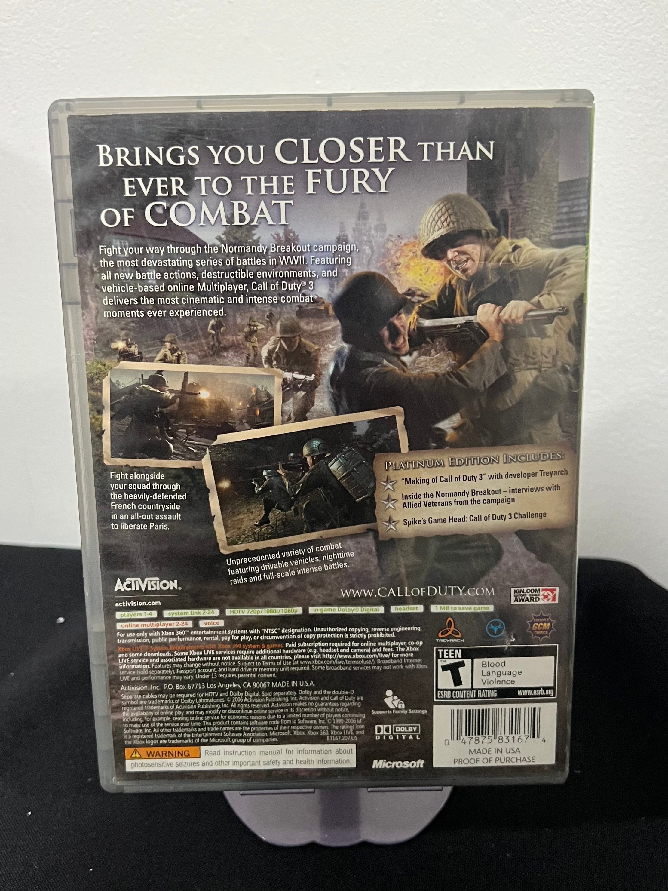 COD 3 - Xbox 360