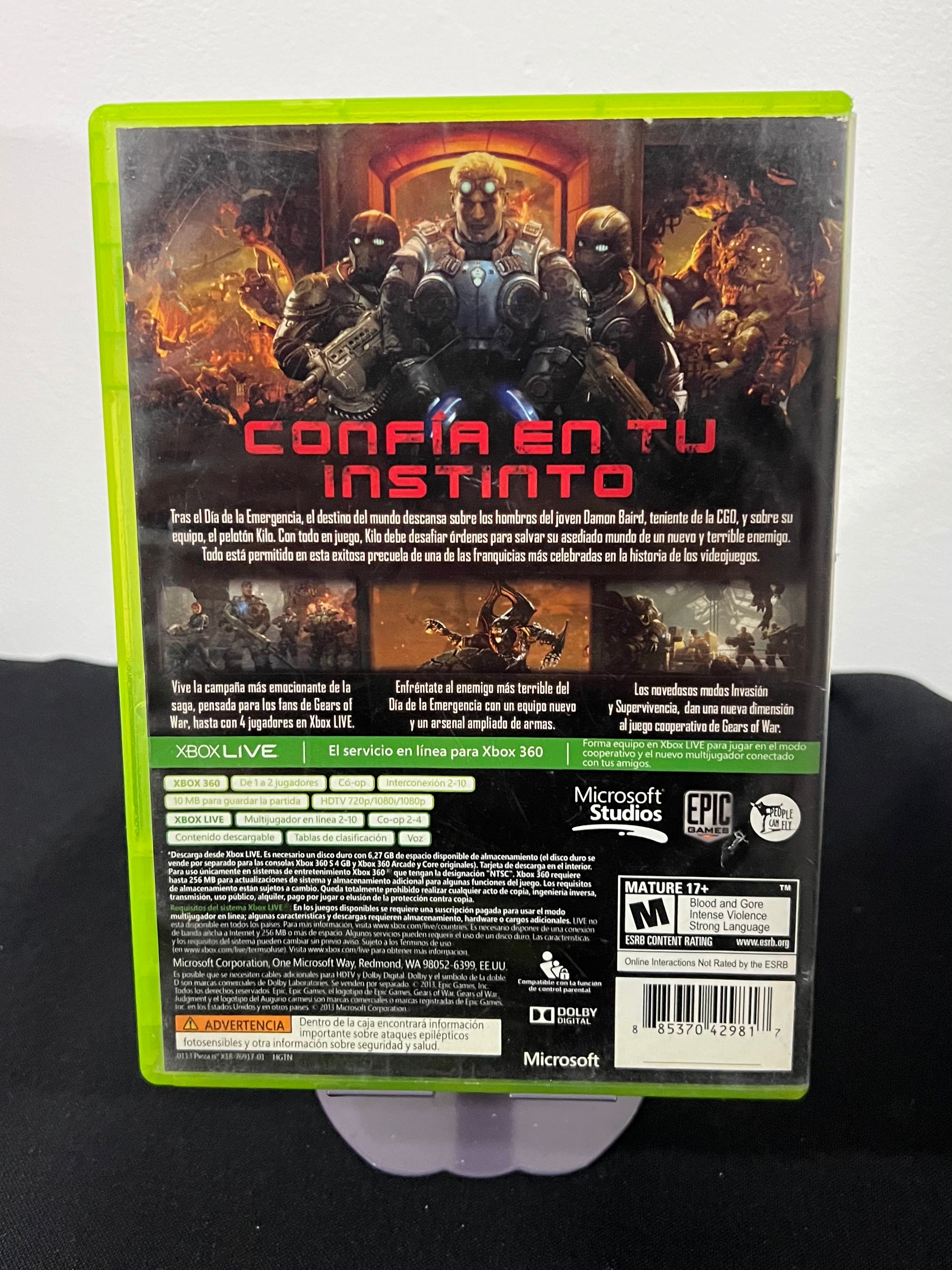 Gears of War Judgment (español) - Xbox 360