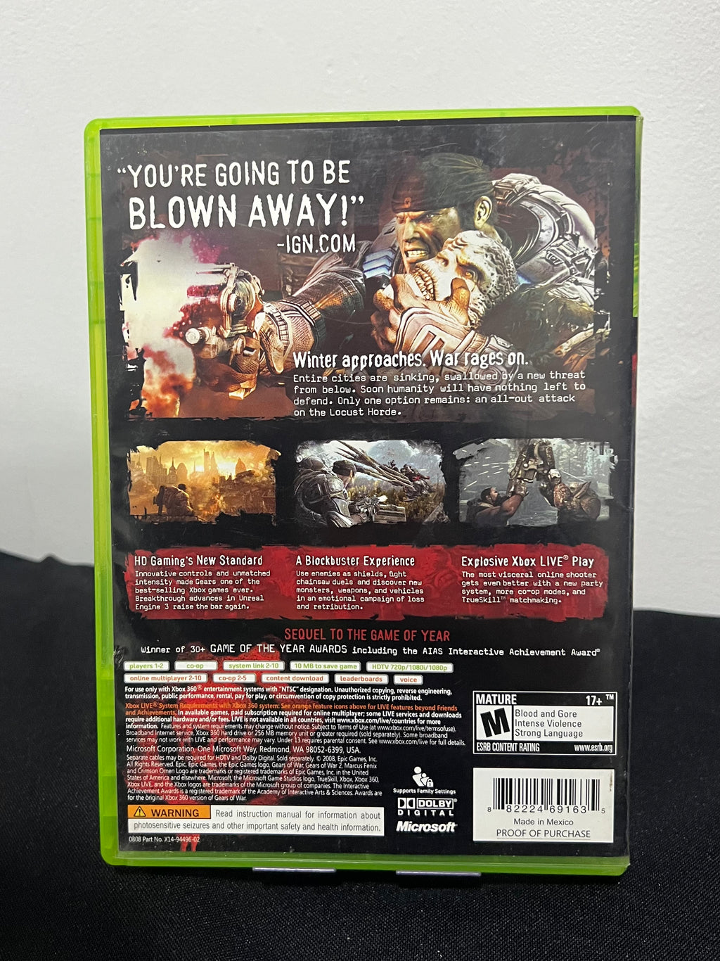 GoW 2 (baja) - Xbox 360