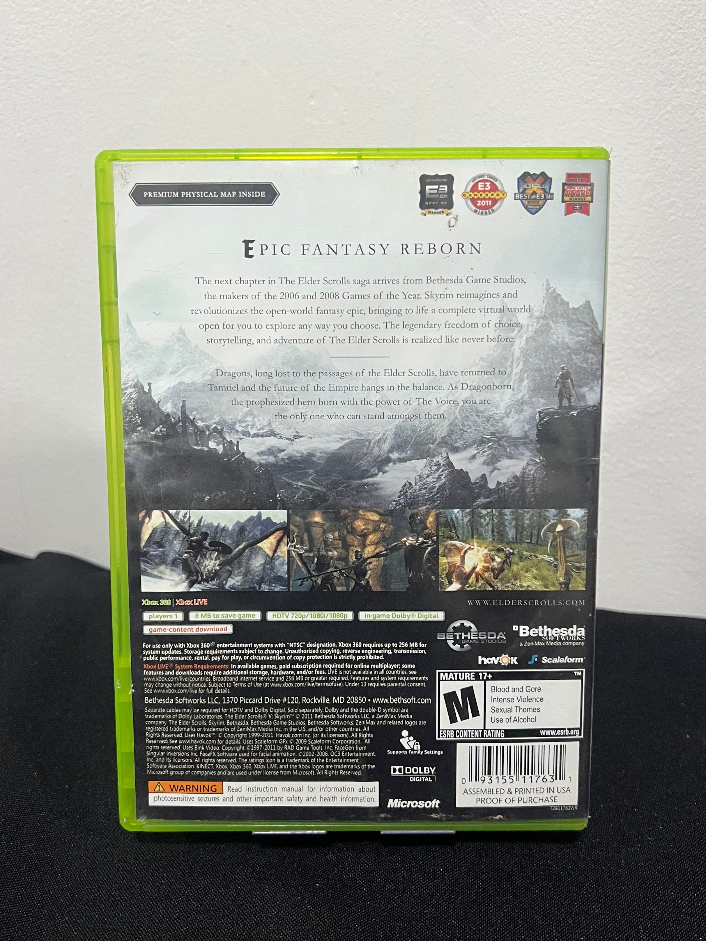 Skyrim (con poster) - Xbox 360