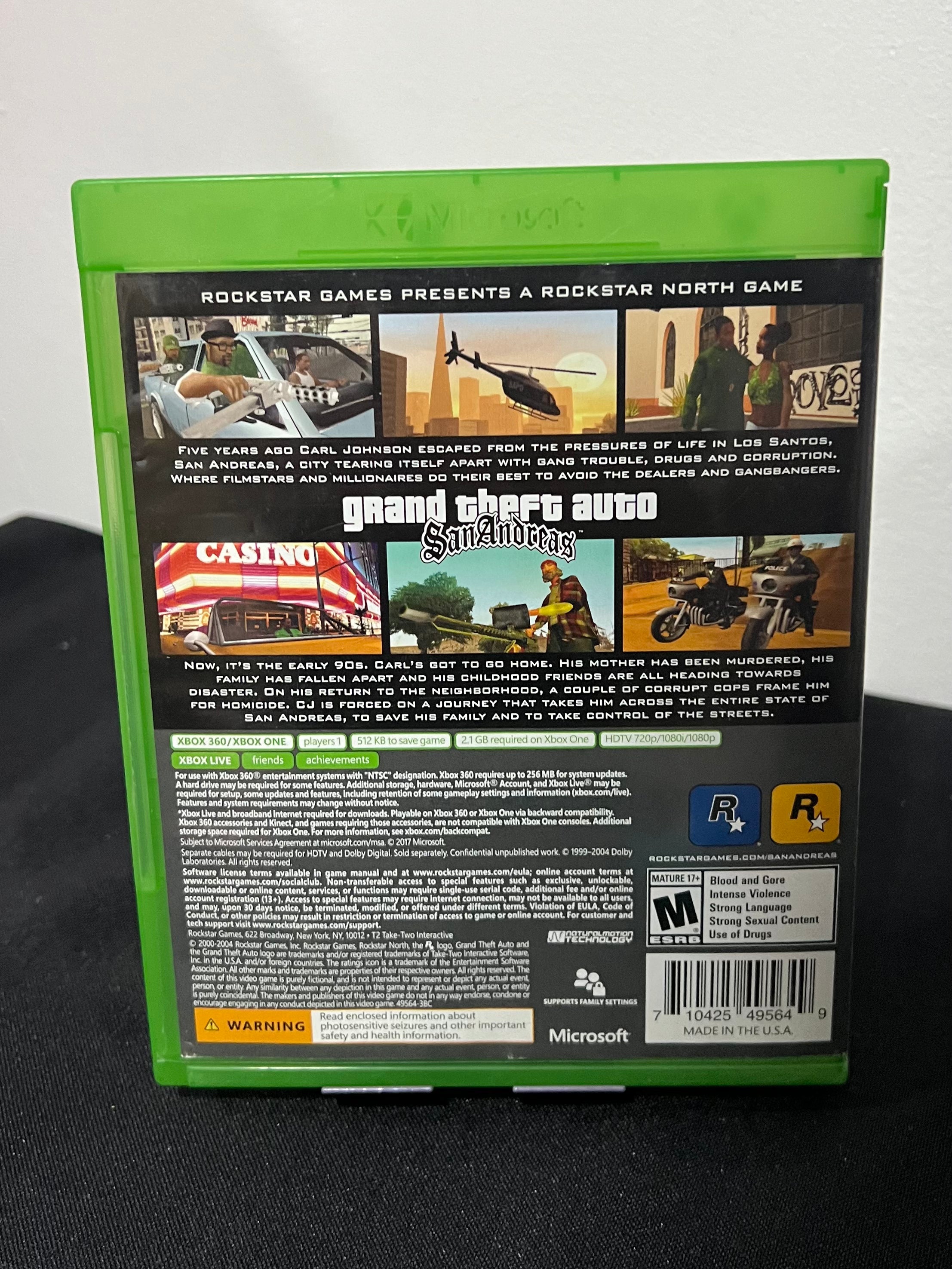 GTA San Andreas (con poster) - Xbox One