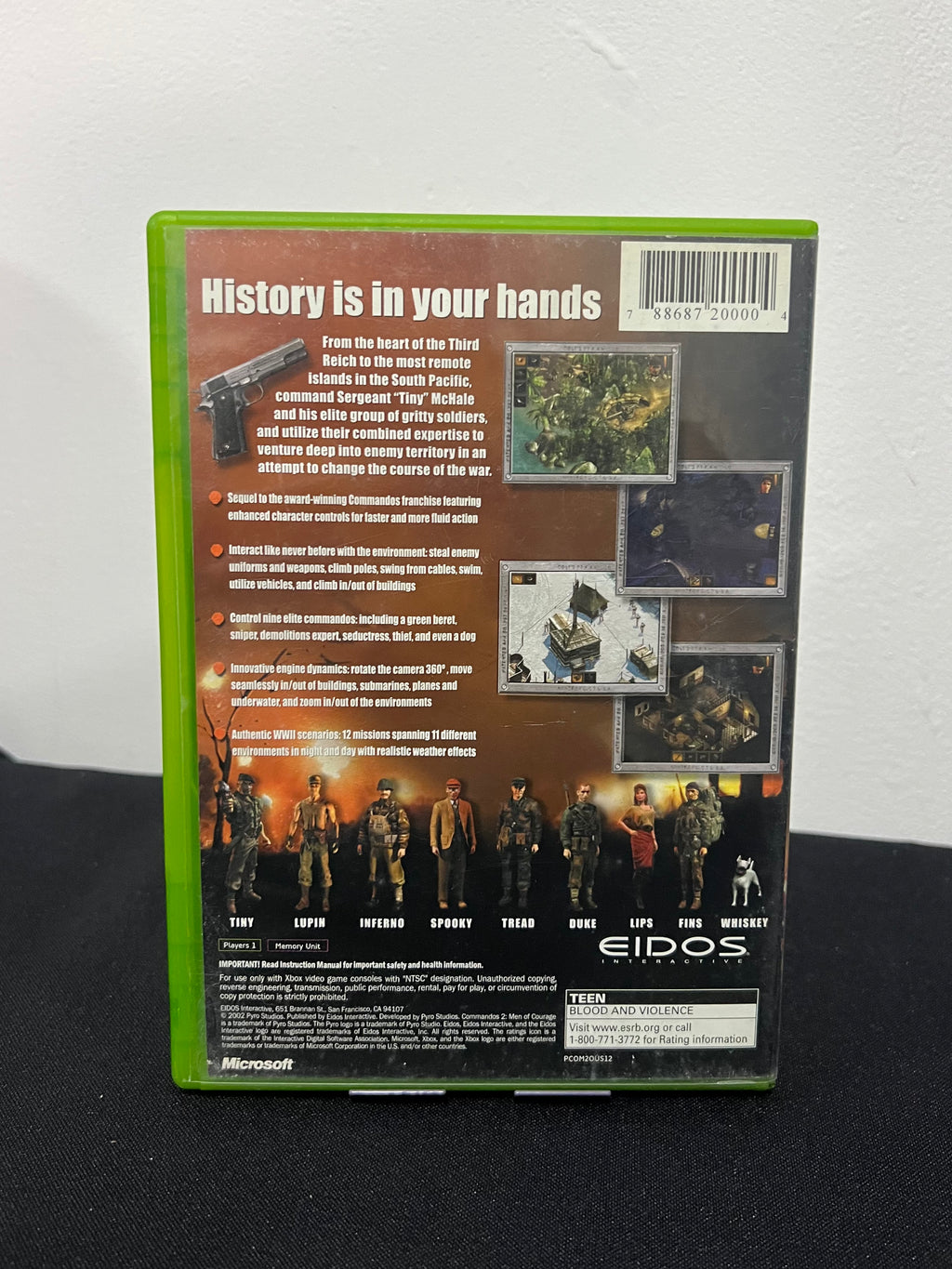 Commandos 2 Men of Courage - Xbox