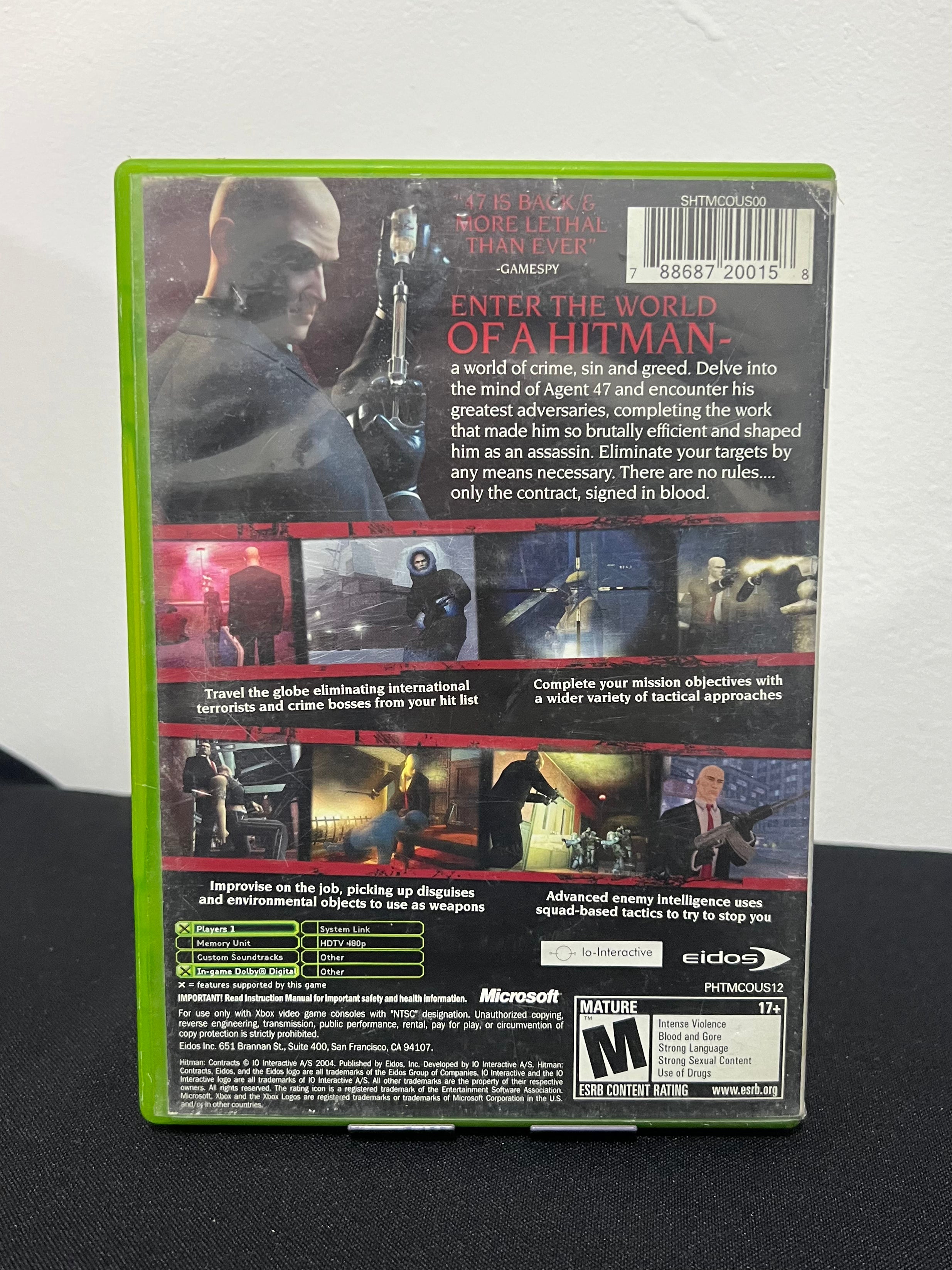 Hitman Contracts - Xbox Clasico