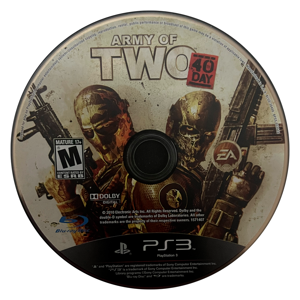 Army Of Two juego de acción el puro disco - PS3