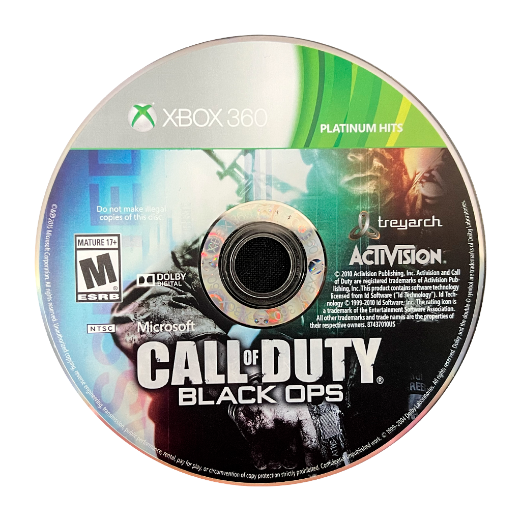 COD BO1 Platinum Hits - Xbox 360