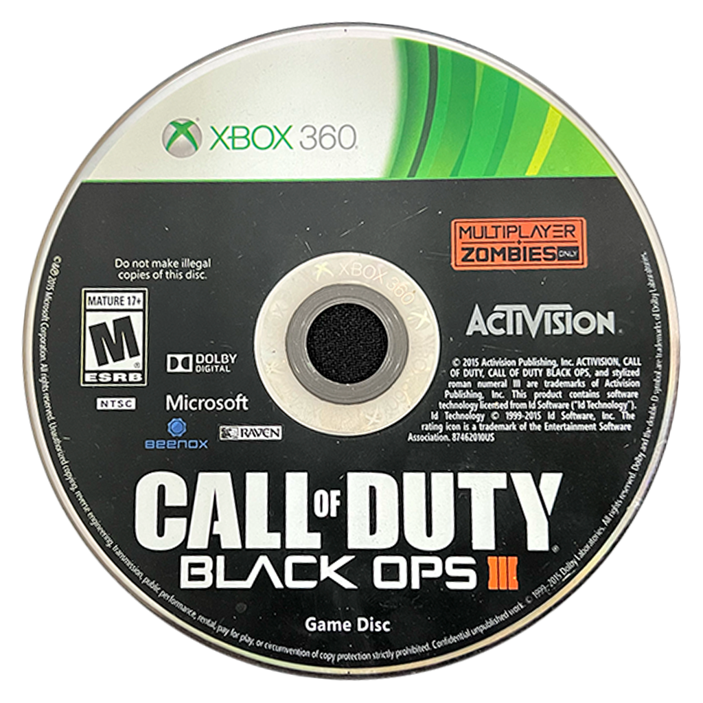 Black Ops 3 (Disco) - Xbox 360