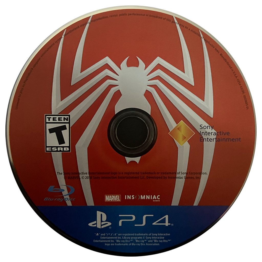 Spider-Man (2018) el puro disco sin dlc - PS4